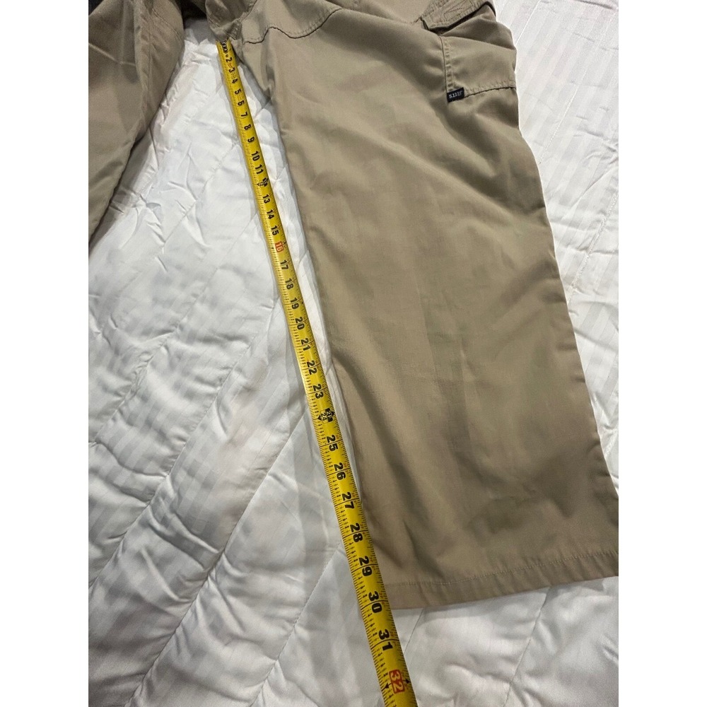 5.11 Tactical Cargo Pants Relaxed Fit Outdoor Work Hiking Khaki 38x32(455) - Picture 3 of 6